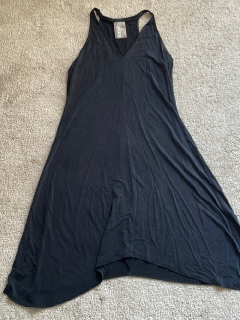 Dolan Left Coast Collection Black Asymmetrical Sleeveless Dress Size Medium - Picture 1 of 7